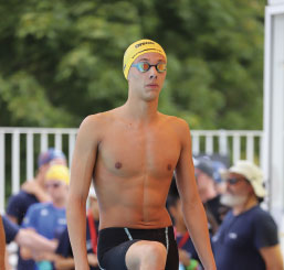 Maël BIJOUX sur le départ de la course