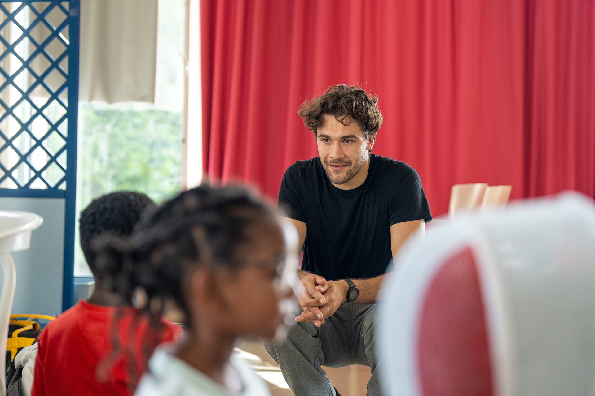 Maël BIJOUX sur le départ de la course