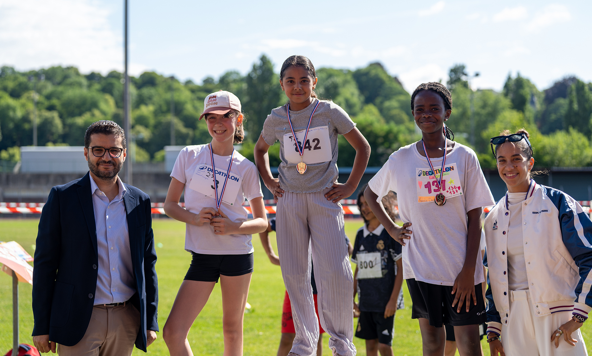 Maël BIJOUX sur le départ de la course