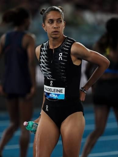 Sarah Madeleine après sa course