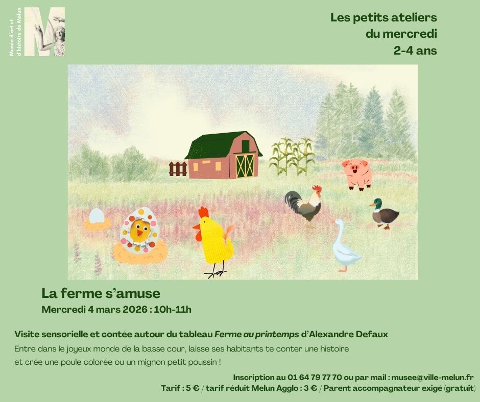 Les petits ateliers du mercredi Visites sensorielles 4 mars