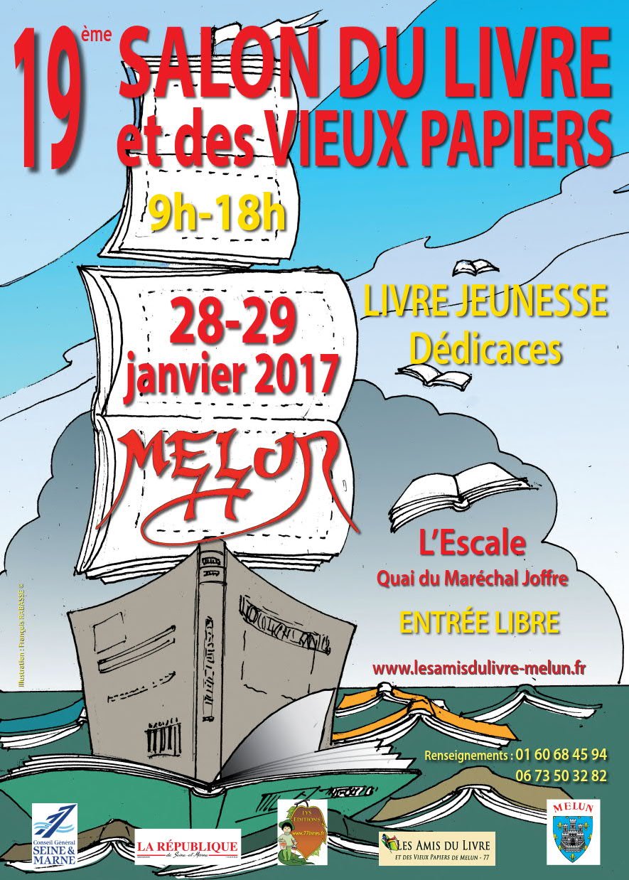 affiche A3 melun livre 2017 1