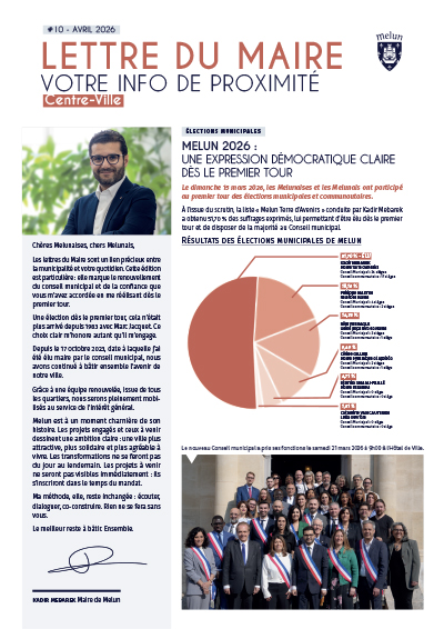 Lettres du Maire #10 - AVRIL